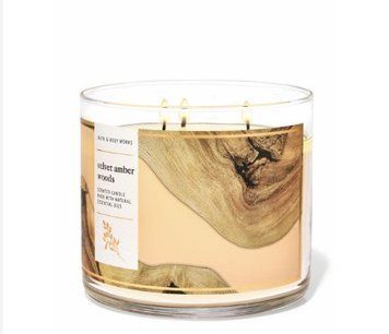 Свічка Bath and Body Works Velvet Amber Woods 06837 фото