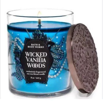 Свічка Bath and Body Works Wicked Vanilla Woods mini 07129 фото