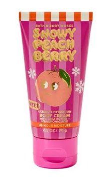 Крем для тіла Bath and Body Works Snowy Peach Berry mini 08574 фото